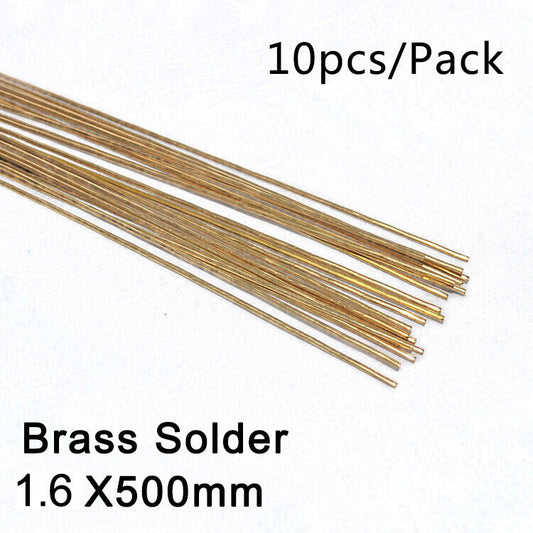 Brass Brazing Solder Brass Alloy Welding Rod Round 1.6mmX500mm 10pcs Per Pack