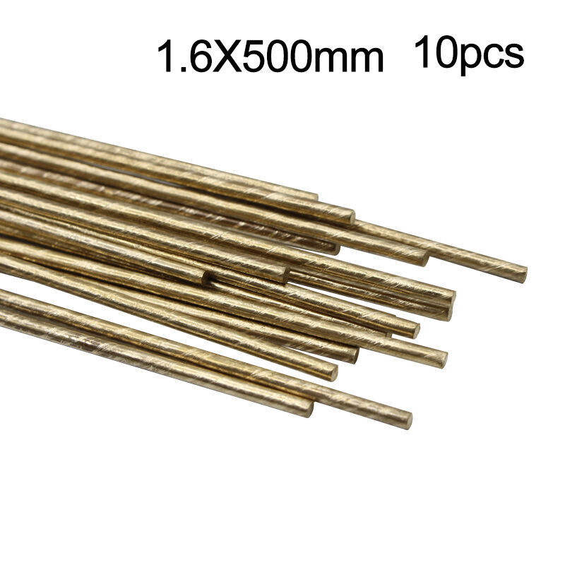 Brass Brazing Solder Brass Alloy Welding Rod Round 1.6mmX500mm 10pcs Per Pack